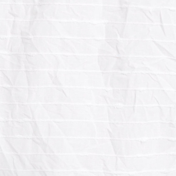 Frank & Eileen Barry Tailored Button Up Shirt Textured Tonal Stripe White Medium - Picture 4 of 16